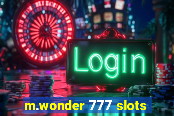 m.wonder 777 slots
